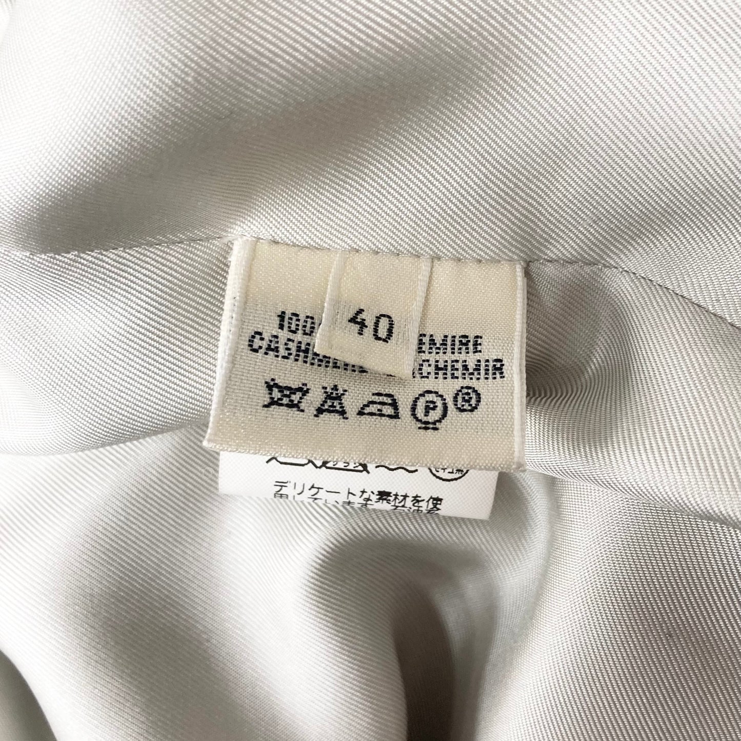 Fall1999 Hermès by Martin Margiela Cashmere jacket with stole