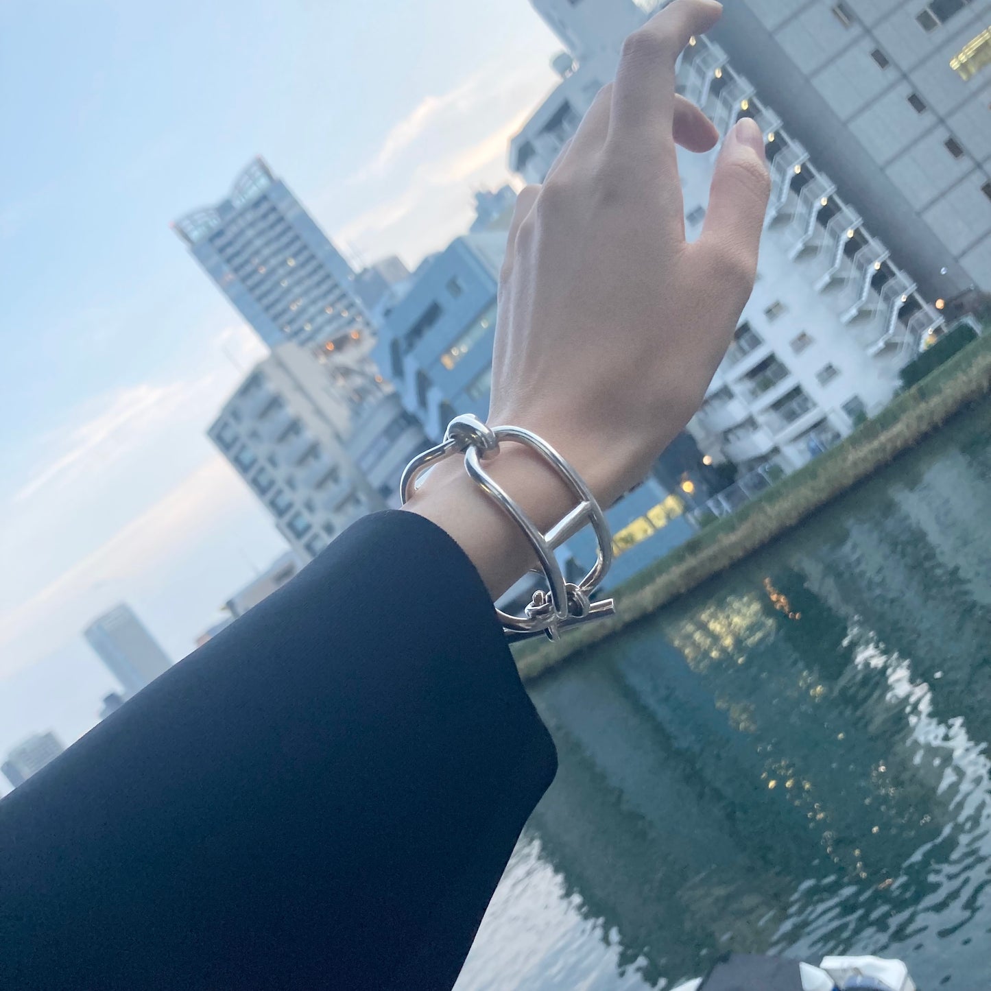 60-80s Hermès Chaine d'ancre bracelet vintage SV800