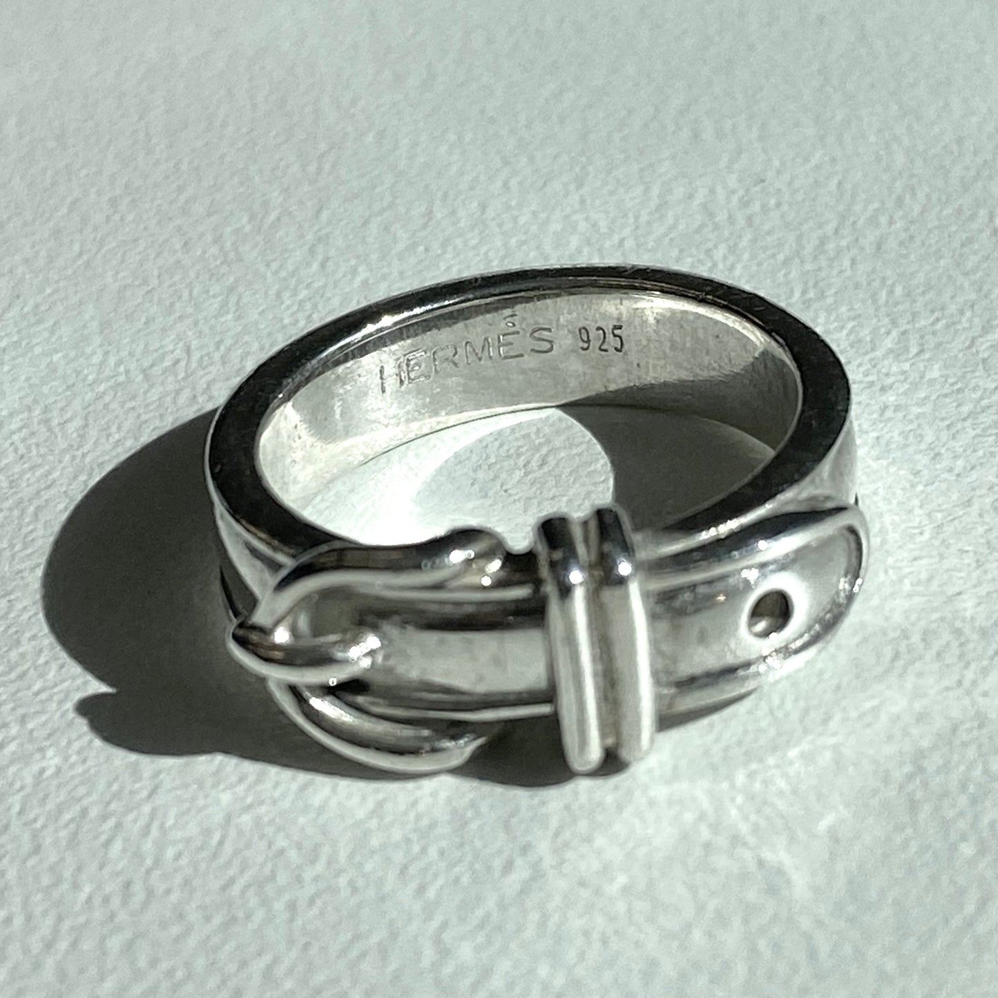 Hermès Ceinture ring vintage SV925