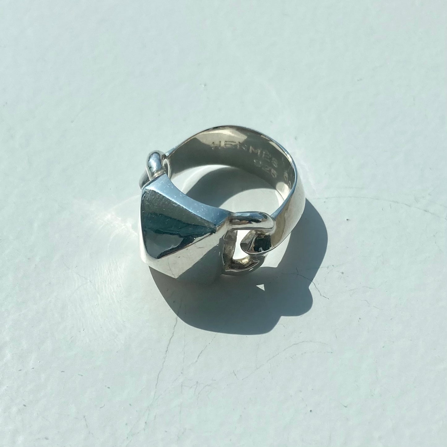 80s Hermès Lancelot ring vintage SV925
