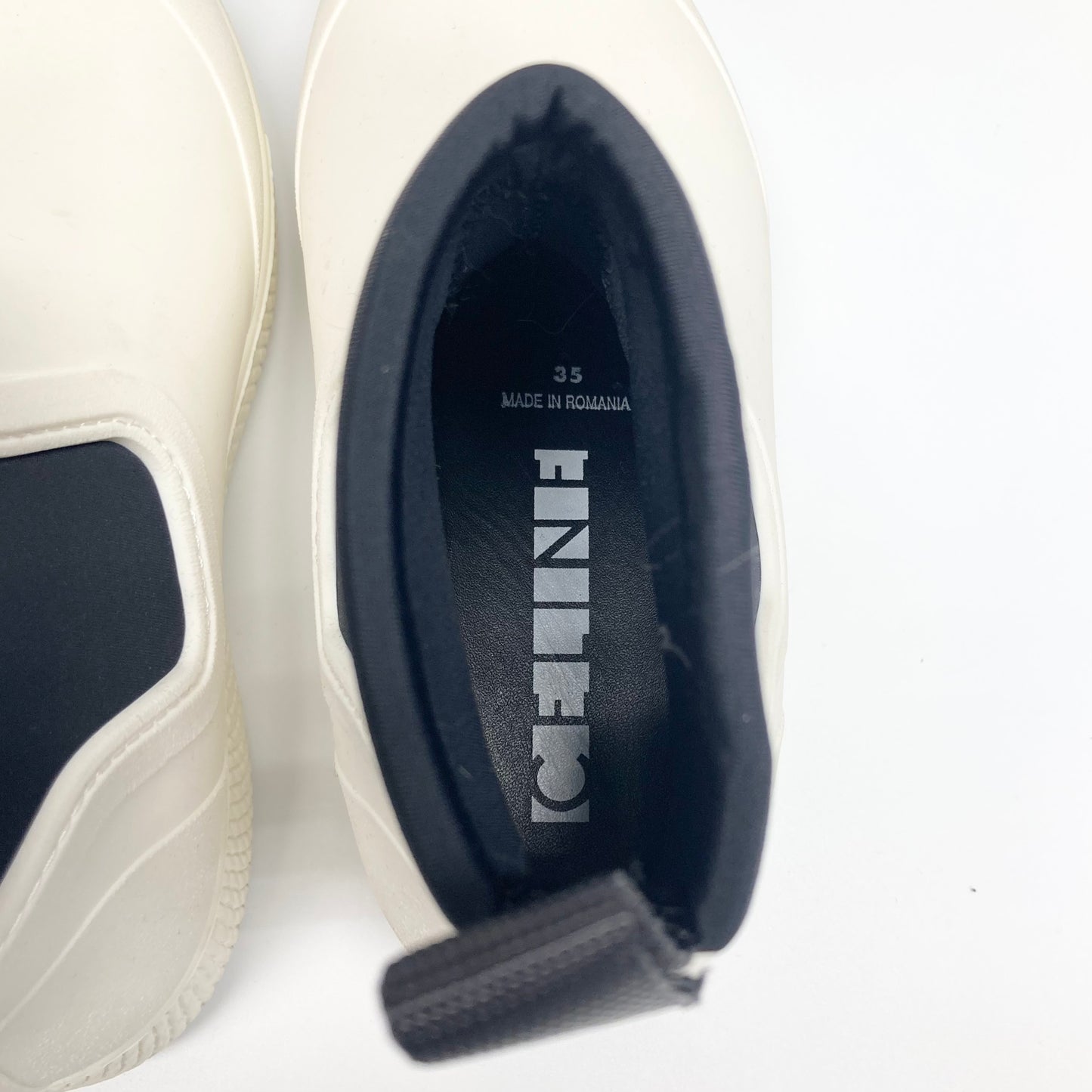 Spring2018 Celine by Phoebe Philo Rubber ankle boots WH