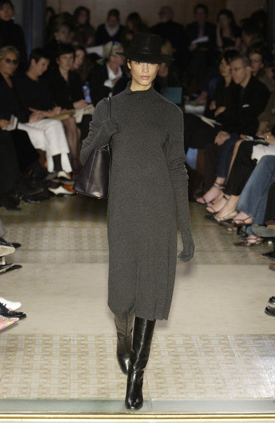 Fall2002 Hermès by Martin Margiela Cashmere long dress