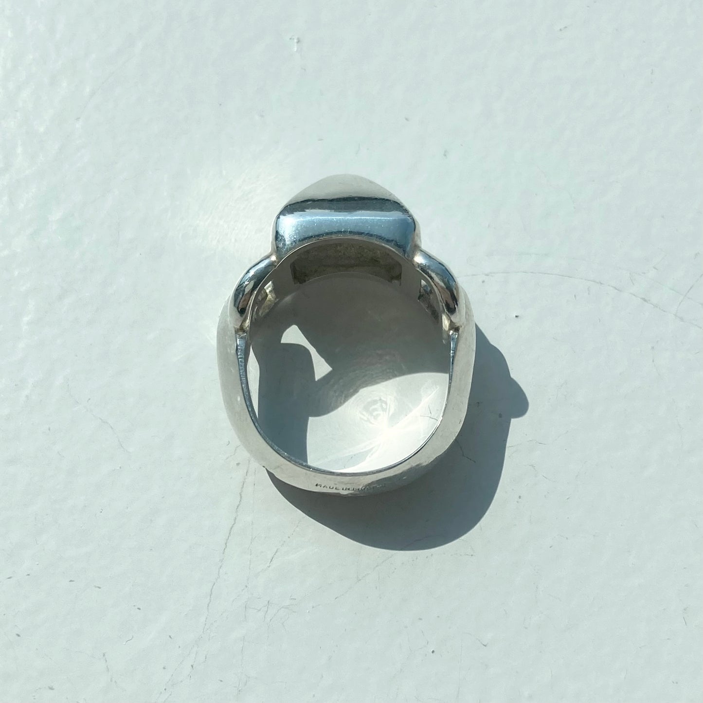 80s Hermès Lancelot ring vintage SV925