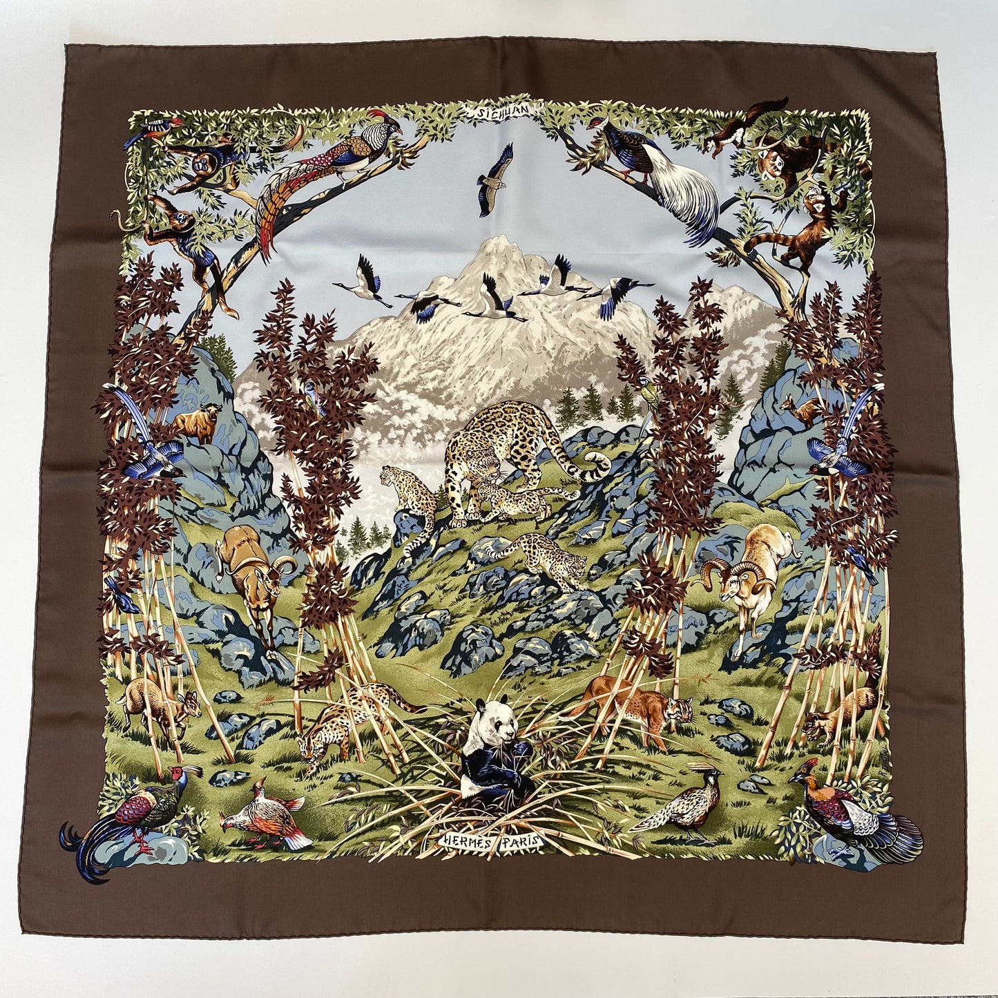 Hermès Carre 90 SICHUAN vintage