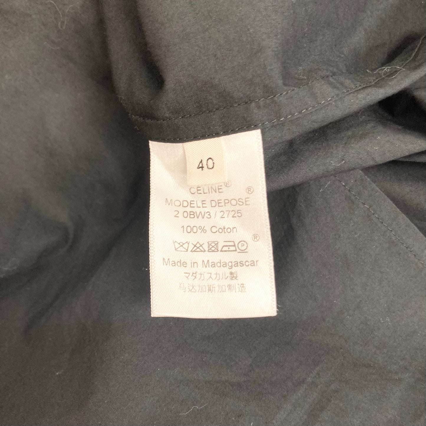 Fall2016 Celine by Phoebe Philo Oversized shirt