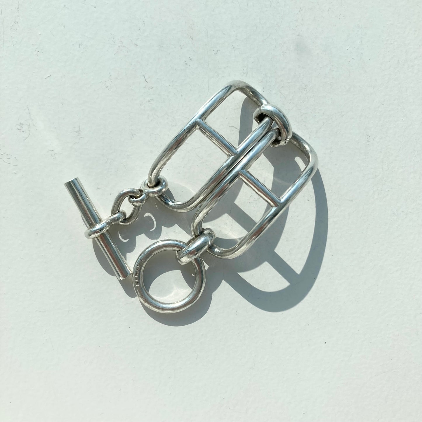 60-80s Hermès Chaine d'ancre bracelet vintage SV800