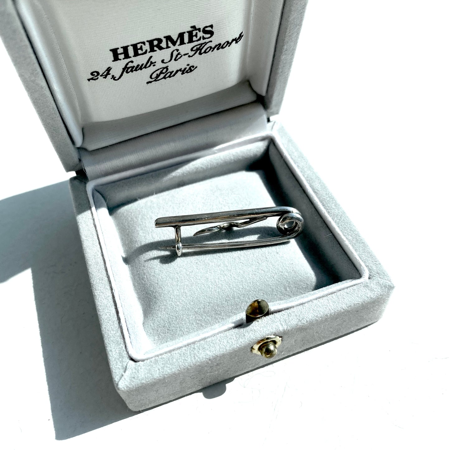 60s Hermès pin brooch vintage SV925
