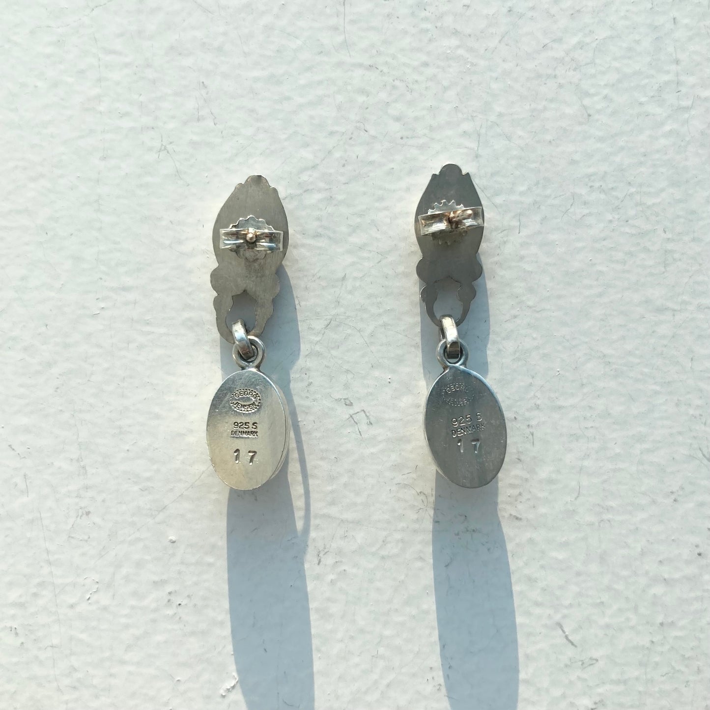 Georg Jensen Pierced earring 17 vintage SV925