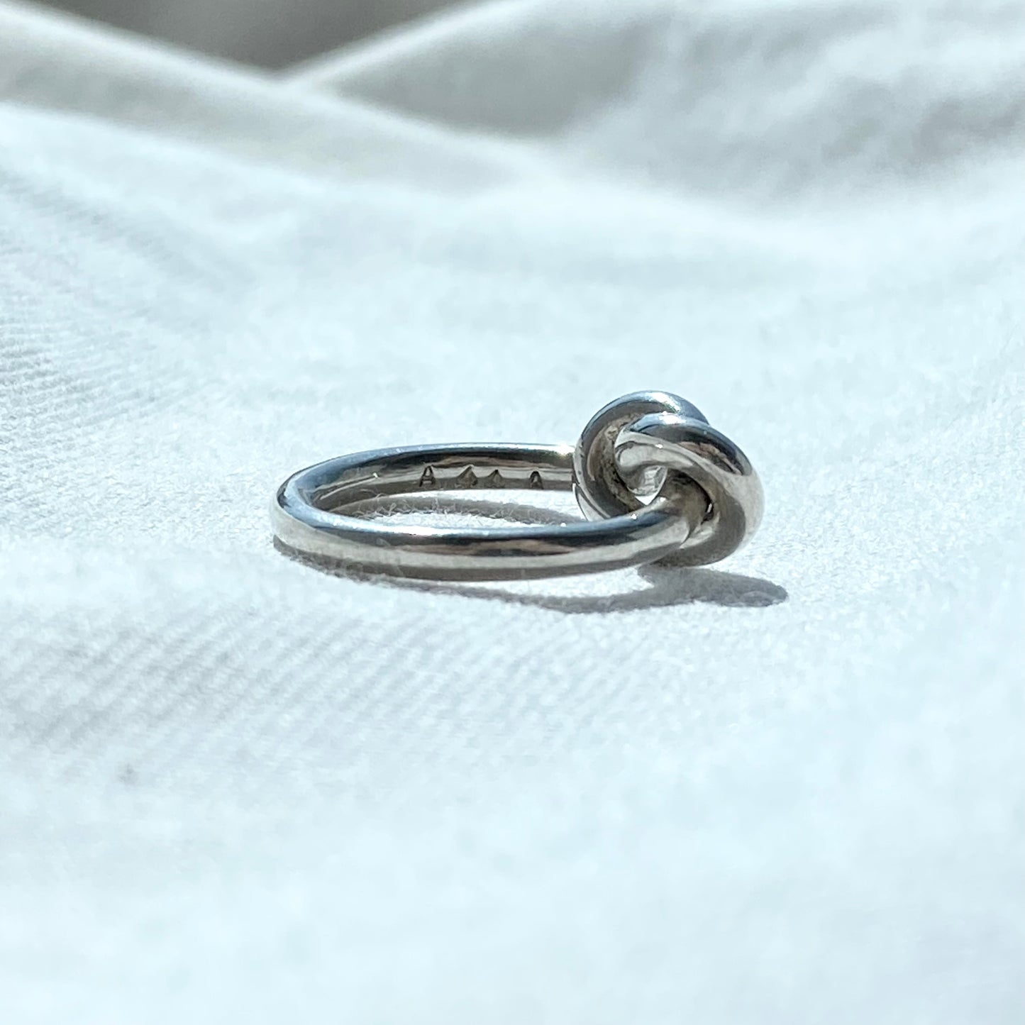 Georg Jensen knot Ring A44A vintage Denmark