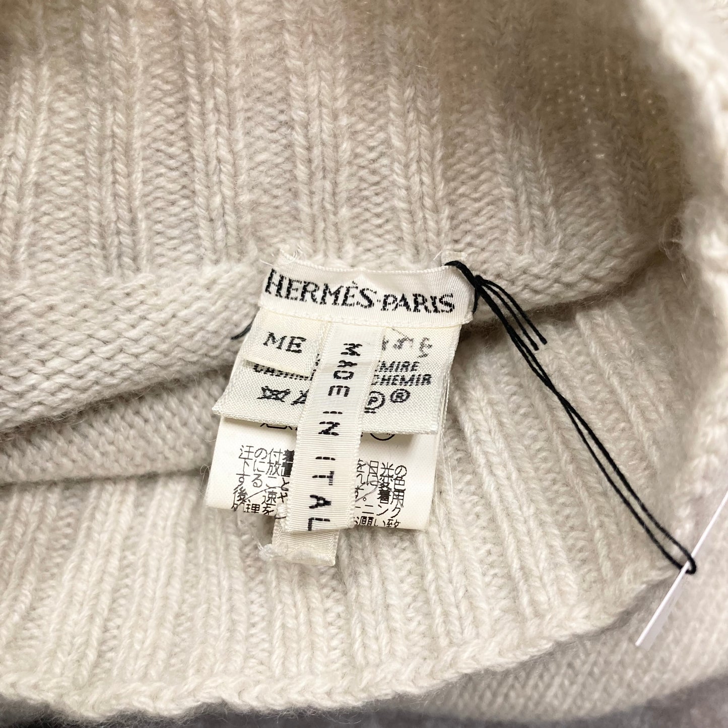 Fall2003 Hermès by Martin Margiela High neck cashmere knit