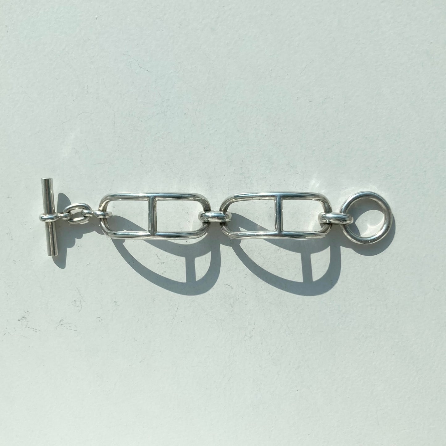 60-80s Hermès Chaine d'ancre bracelet vintage SV800
