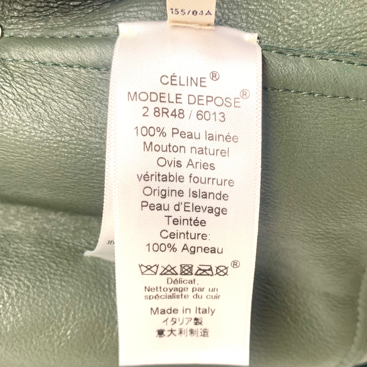 Fall2018 Celine by Phoebe philo Mouton coat GR