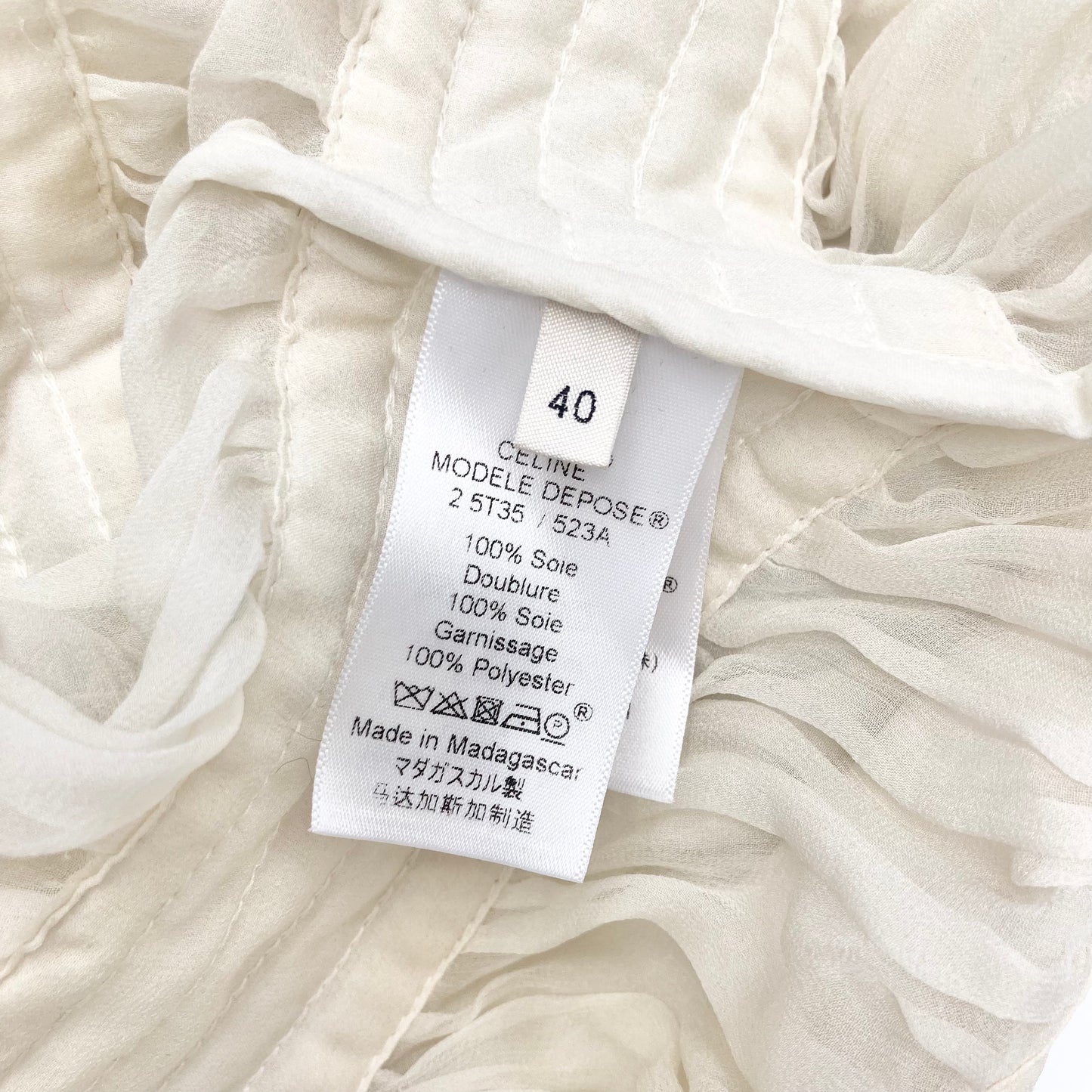 Fall2017 Celine by Phoebe Philo Silk jacket