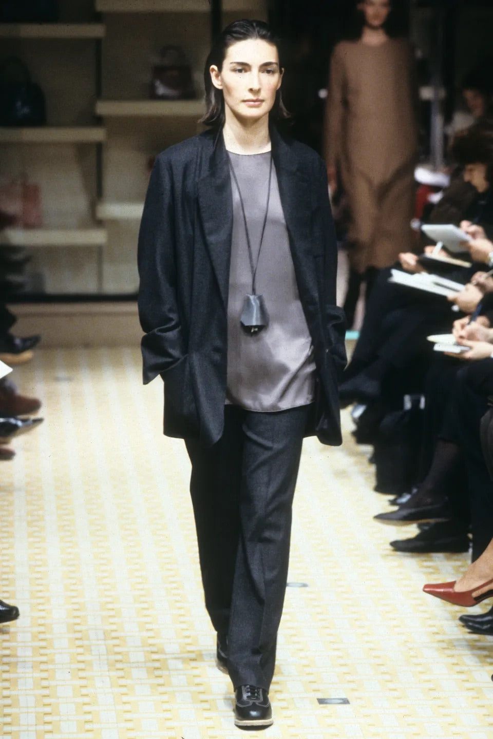 Fall1998 Hermès by Martin Margiela crochet leather necklace GY