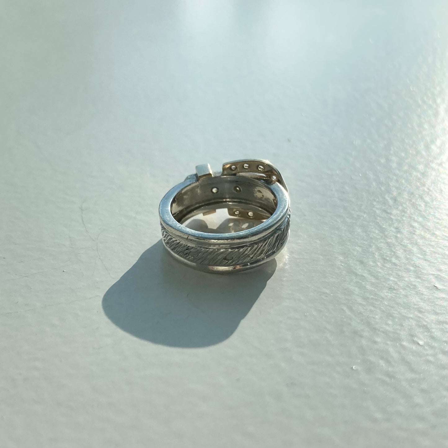-60s Hermès Vintage Ring SV800 AU750 #11-12