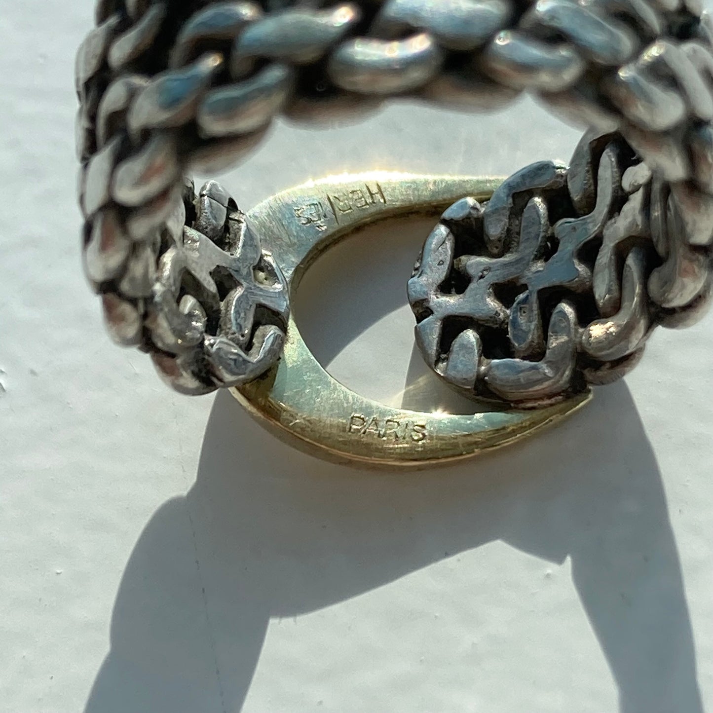 -60s Hermès Vintage Ring SV800 AU750