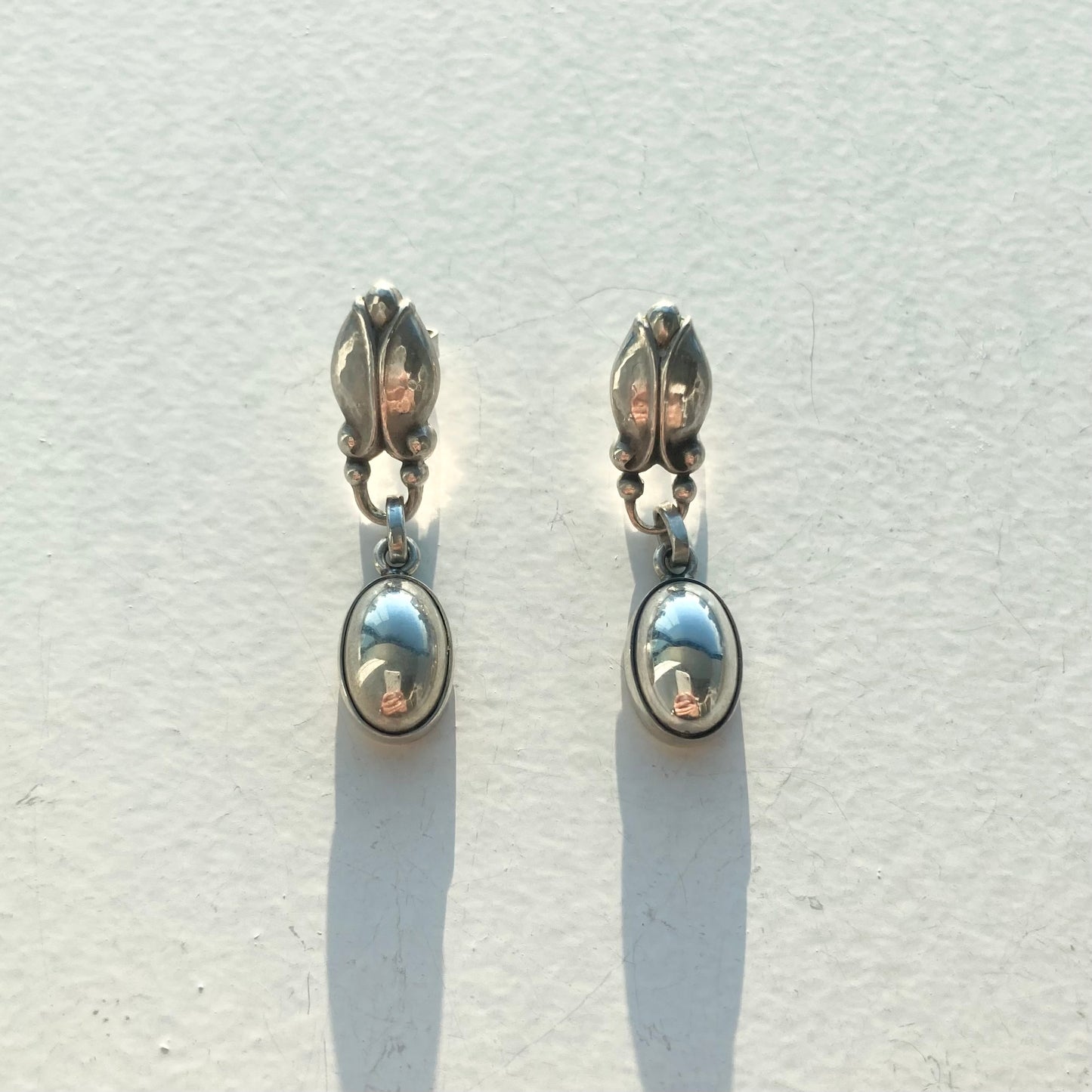 Georg Jensen Pierced earring 17 vintage SV925
