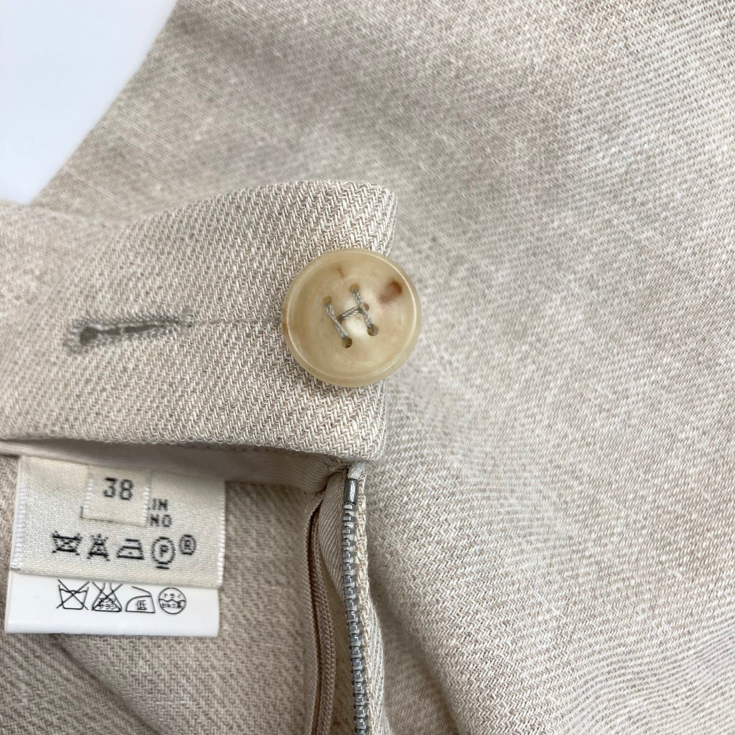 Spring2002 Hermès by Martin Margiela Linen Sleeveless set up