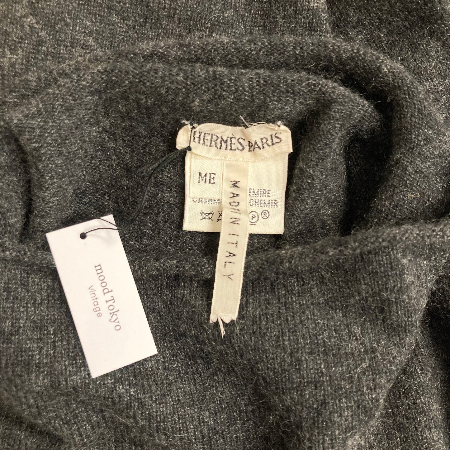 Fall2002 Hermès by Martin Margiela Cashmere long dress