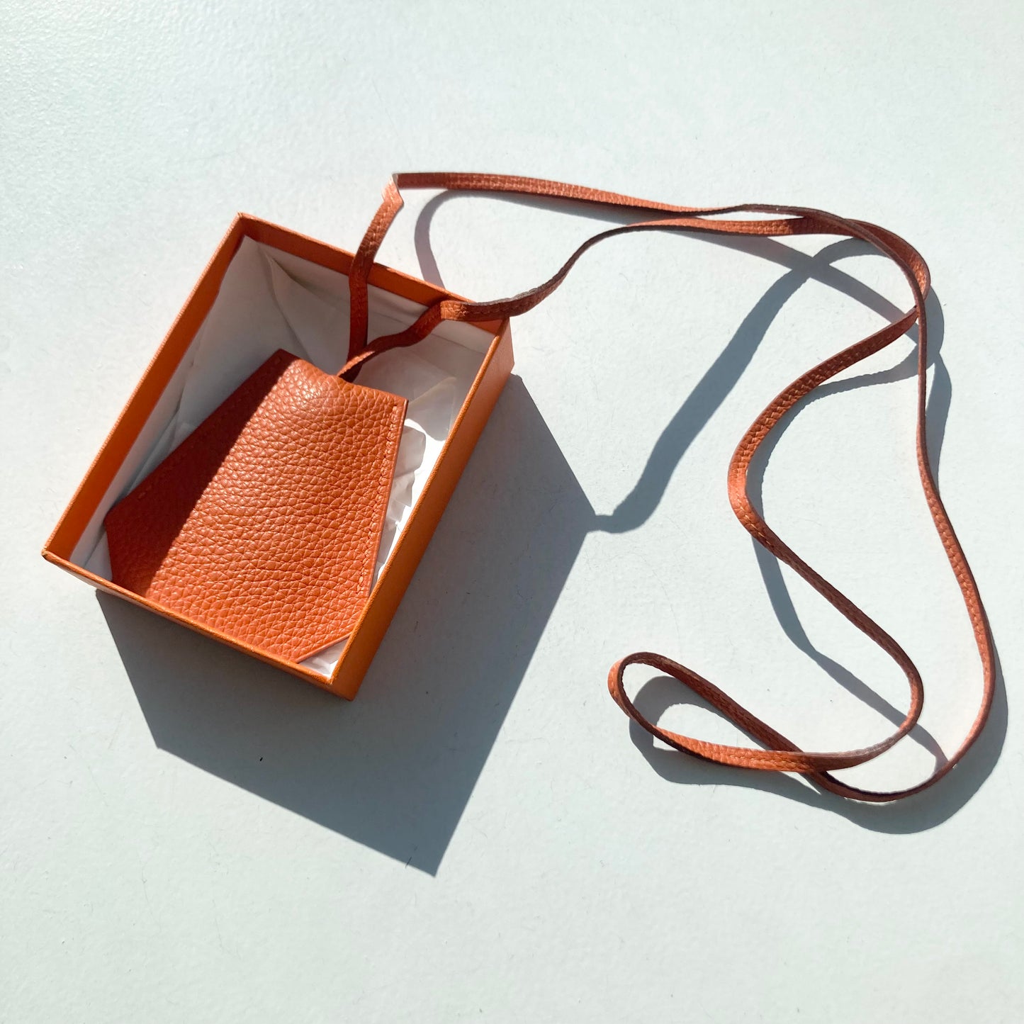Fall2000 Hermès by Martin Margiela crochet leather necklace