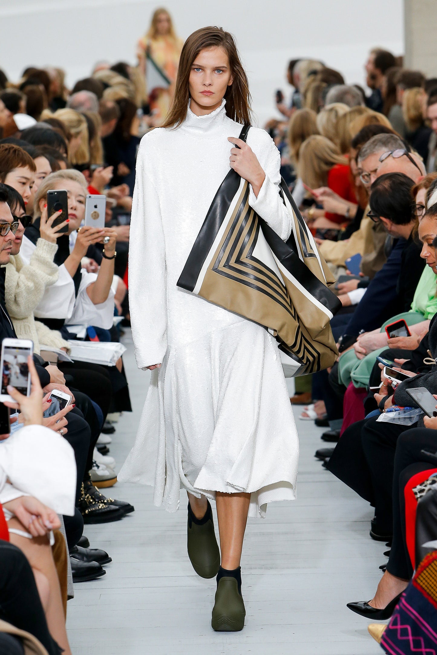 Spring2018 Celine by Phoebe Philo Rubber ankle boots WH