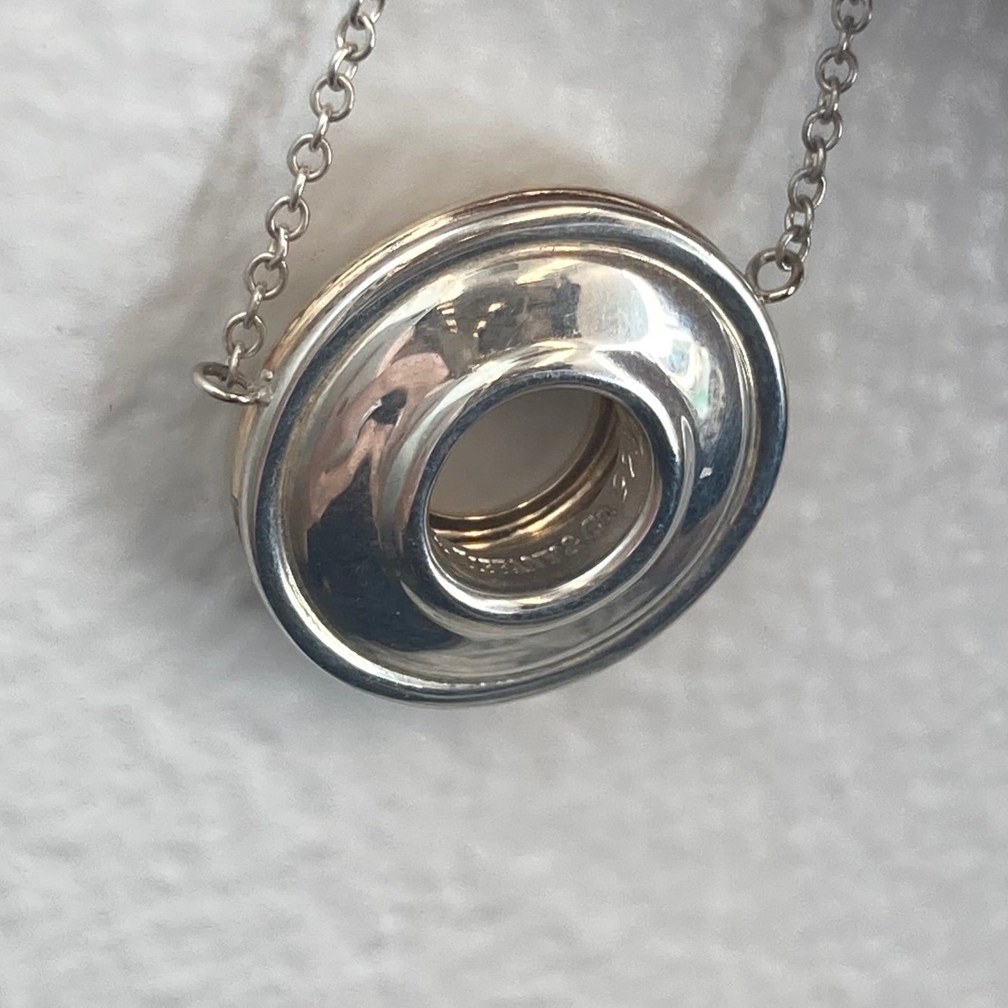 TIFFANY&Co. Paloma Picasso Reversible necklace vintage SV925 AU750