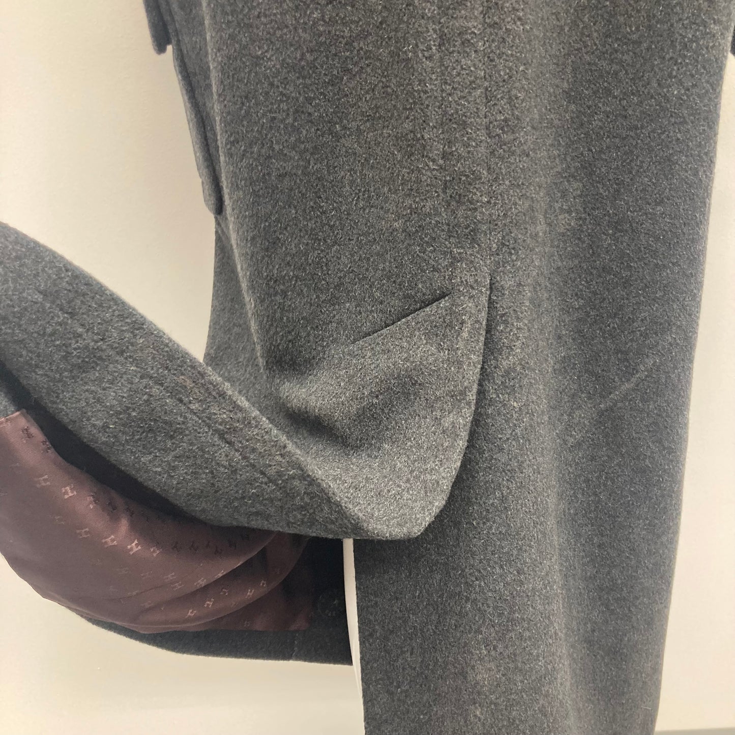 70s Hermès Over cashmere long coat vintage