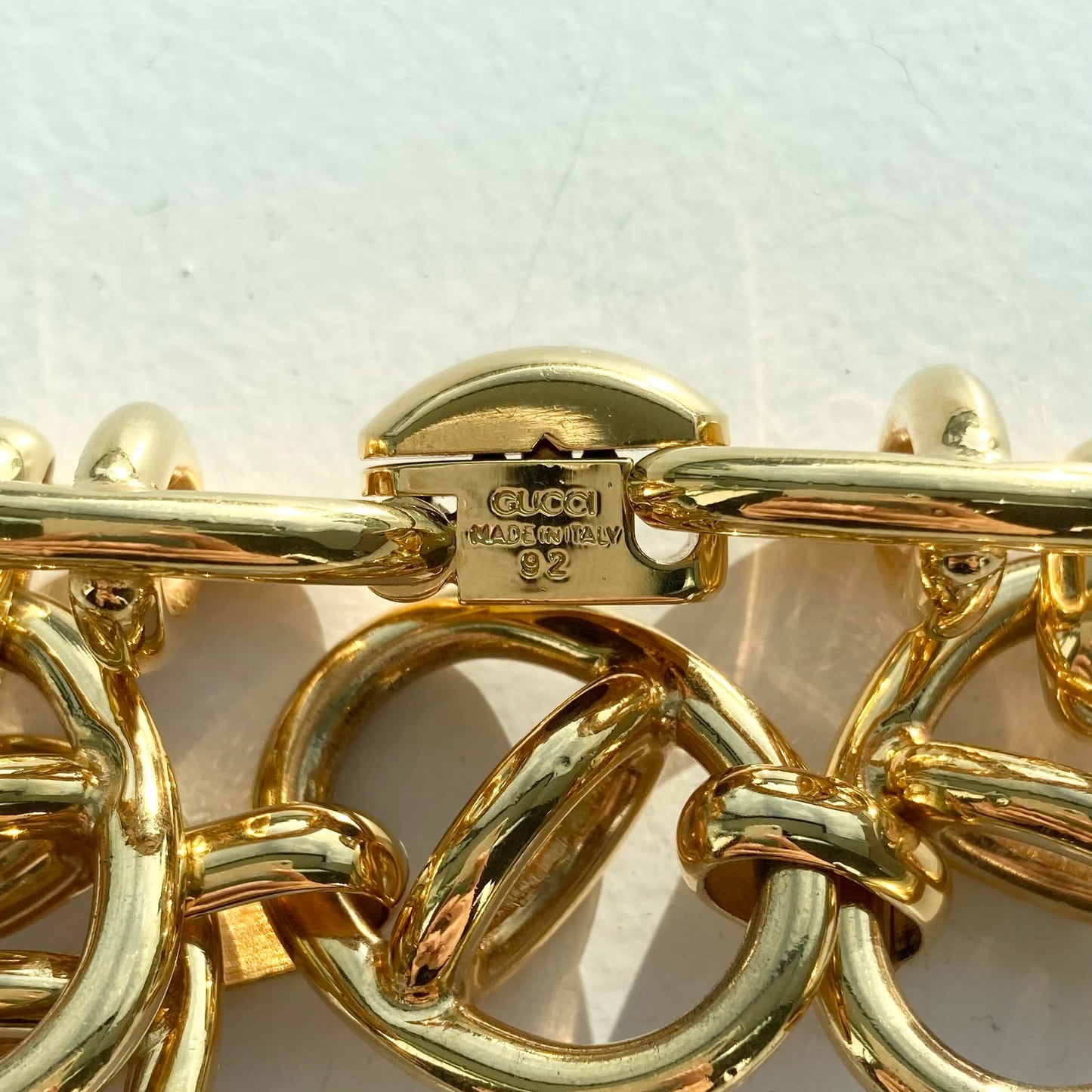 90s GUCCI by TOMFORD Anchor Chain bracelet vintage