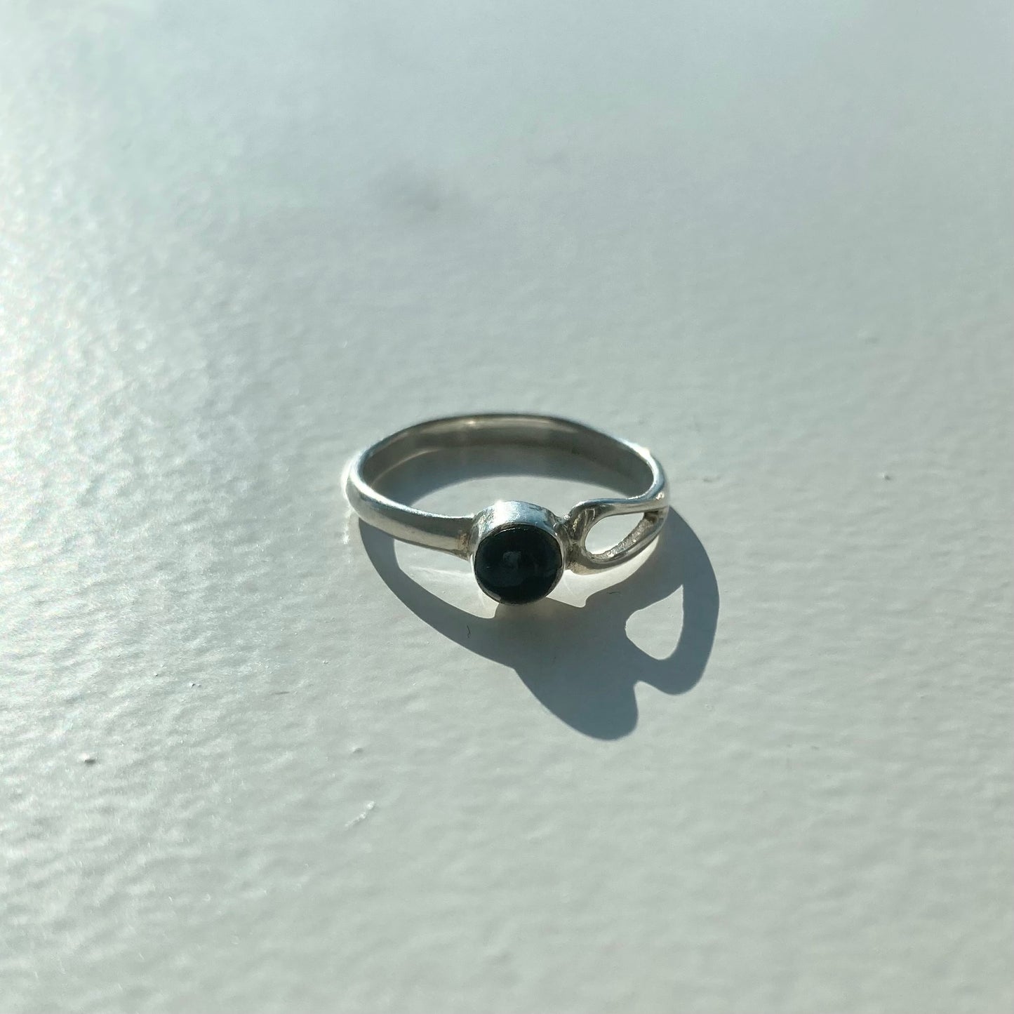 Vintage Onyx ring SV925