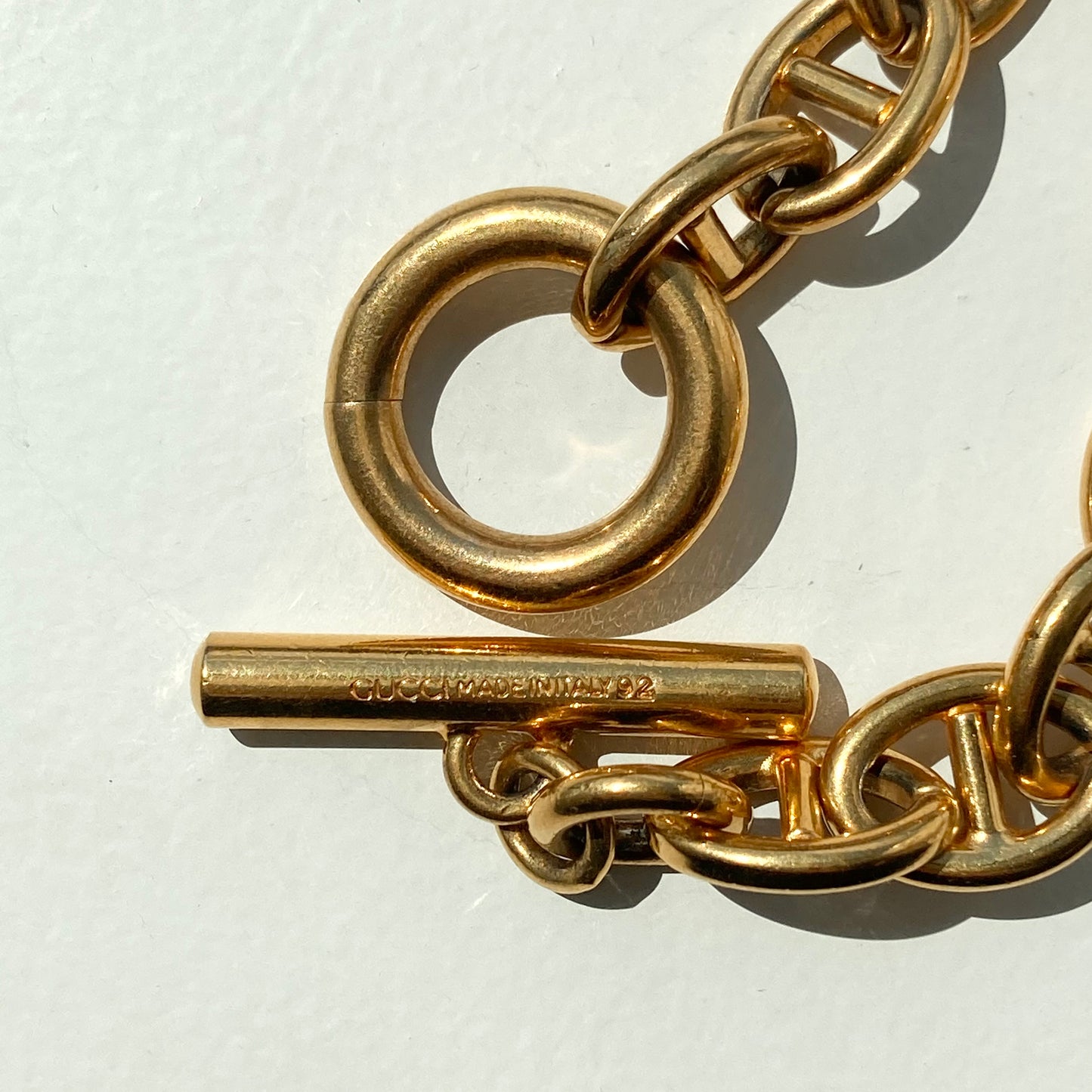 90s GUCCI by TOMFORD Anchor Chain bracelet vintage