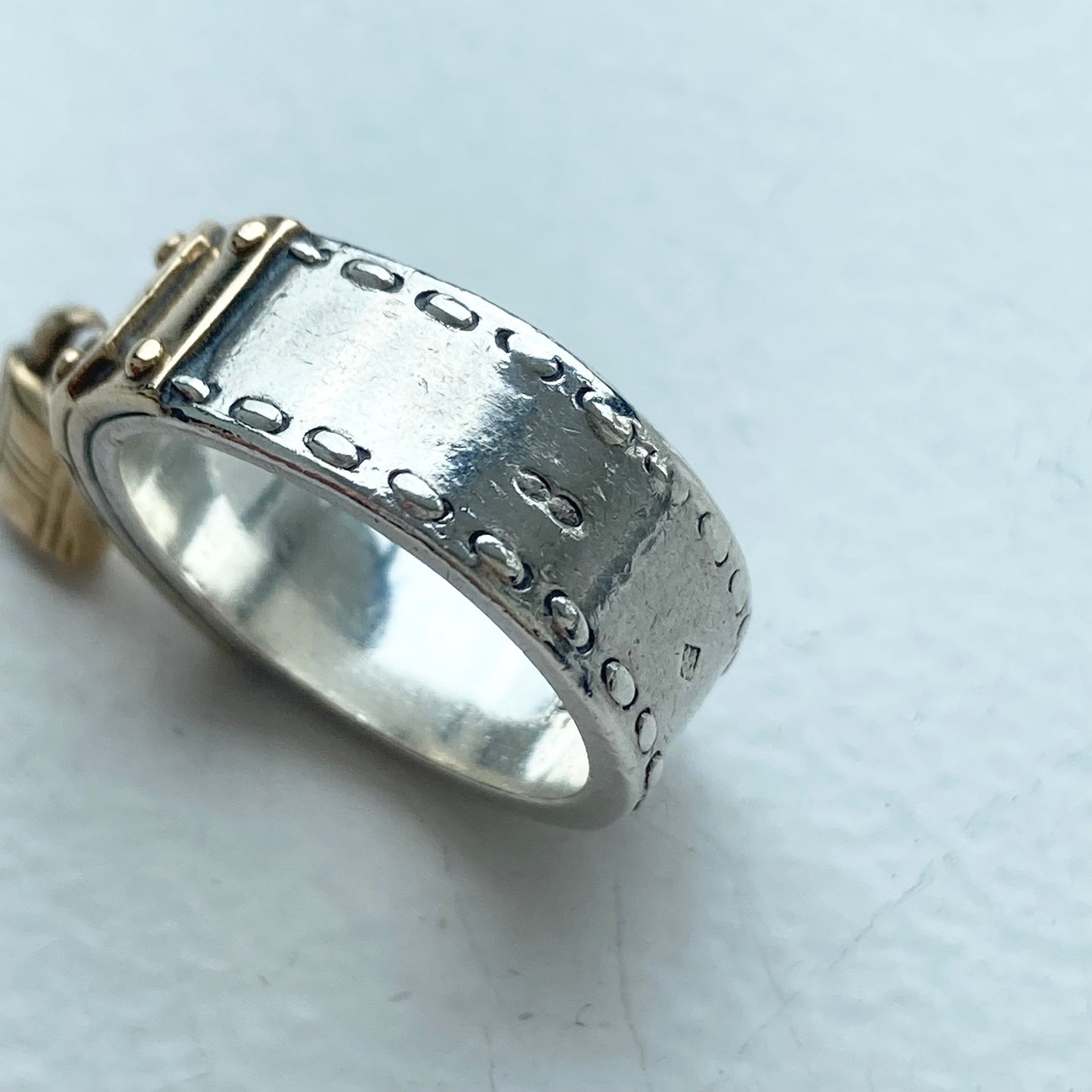 Hermès Kelly ring vintage SV925 AU750 #11
