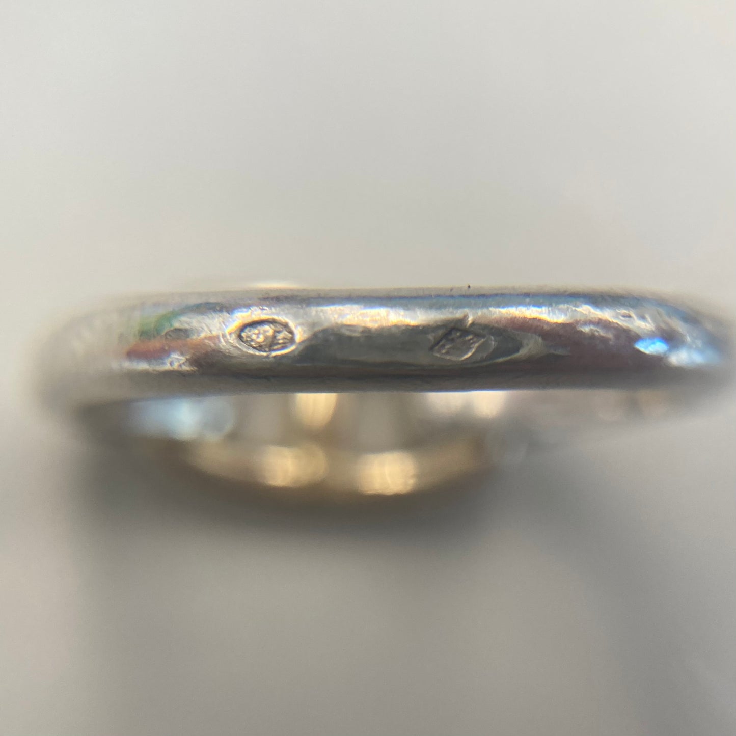 70-80s Hermès Chaine d'ancre Ring vintage SV800 AU750