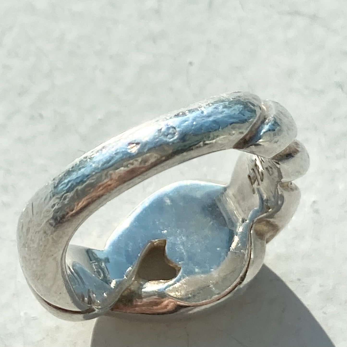 70s Hermès Torsard Ring vintage SV925 #12