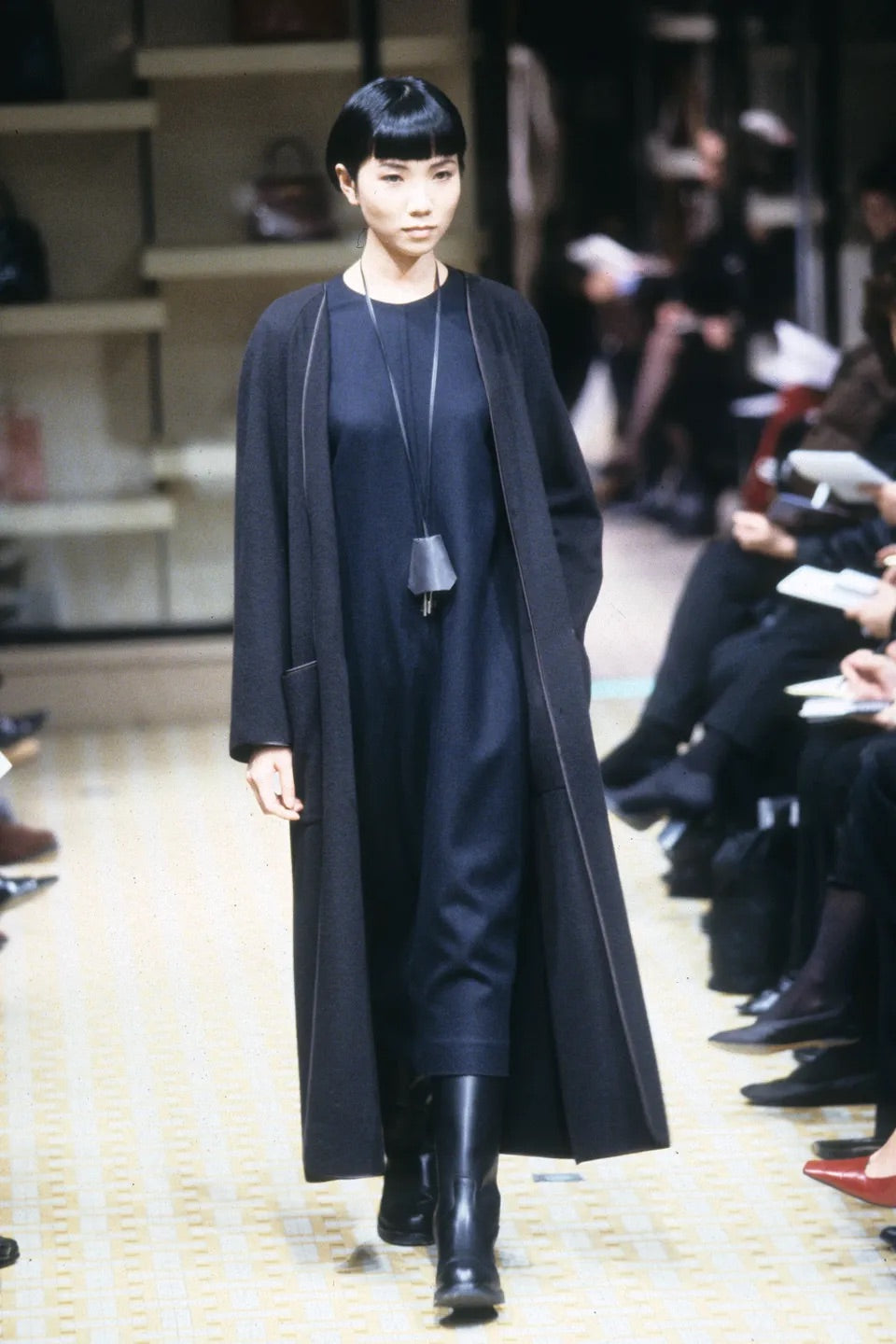 Fall1998 Hermès by Martin Margiela crochet leather necklaces