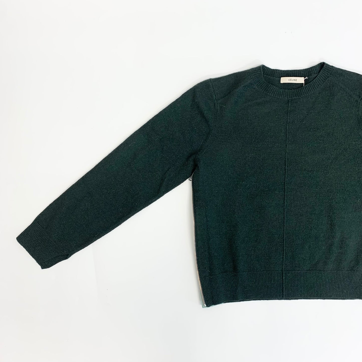Celine by Phoebe Philo Side zip knit