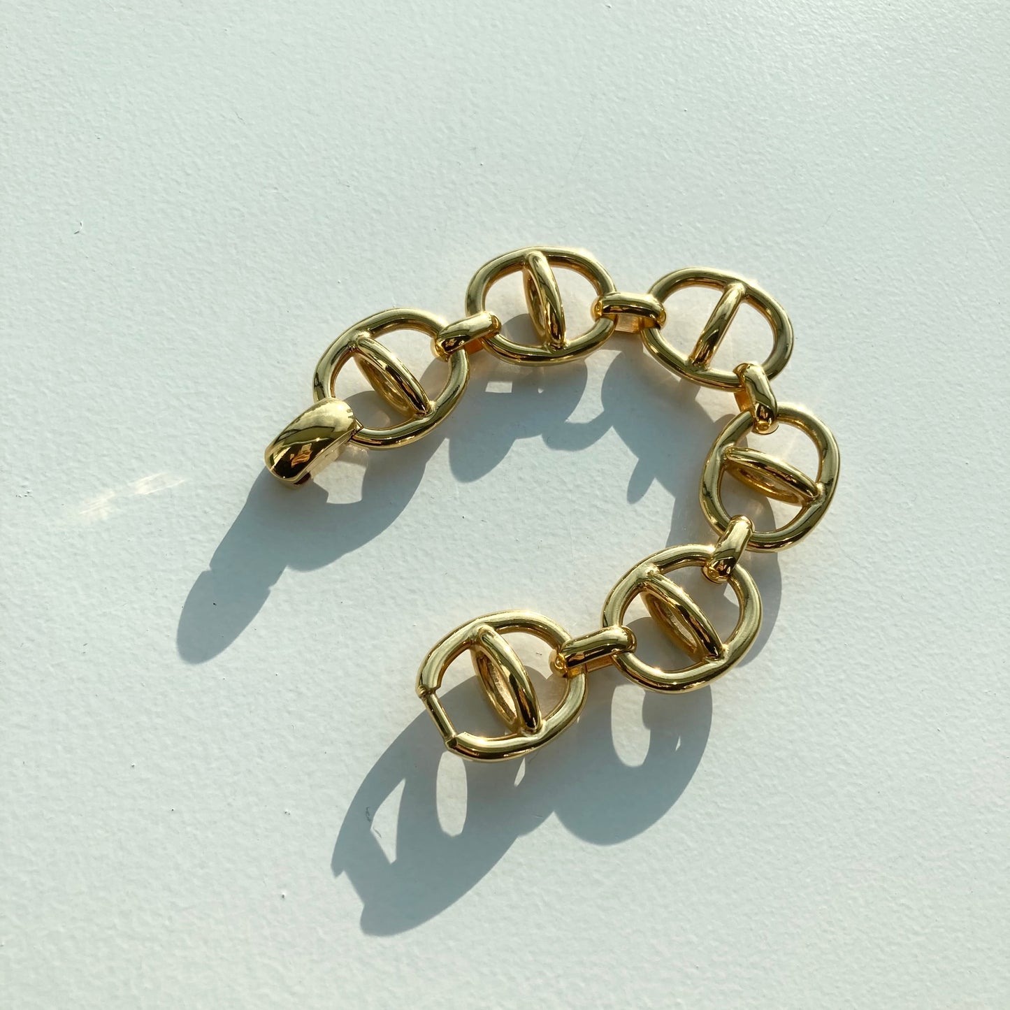 90s GUCCI by TOMFORD Anchor Chain bracelet vintage