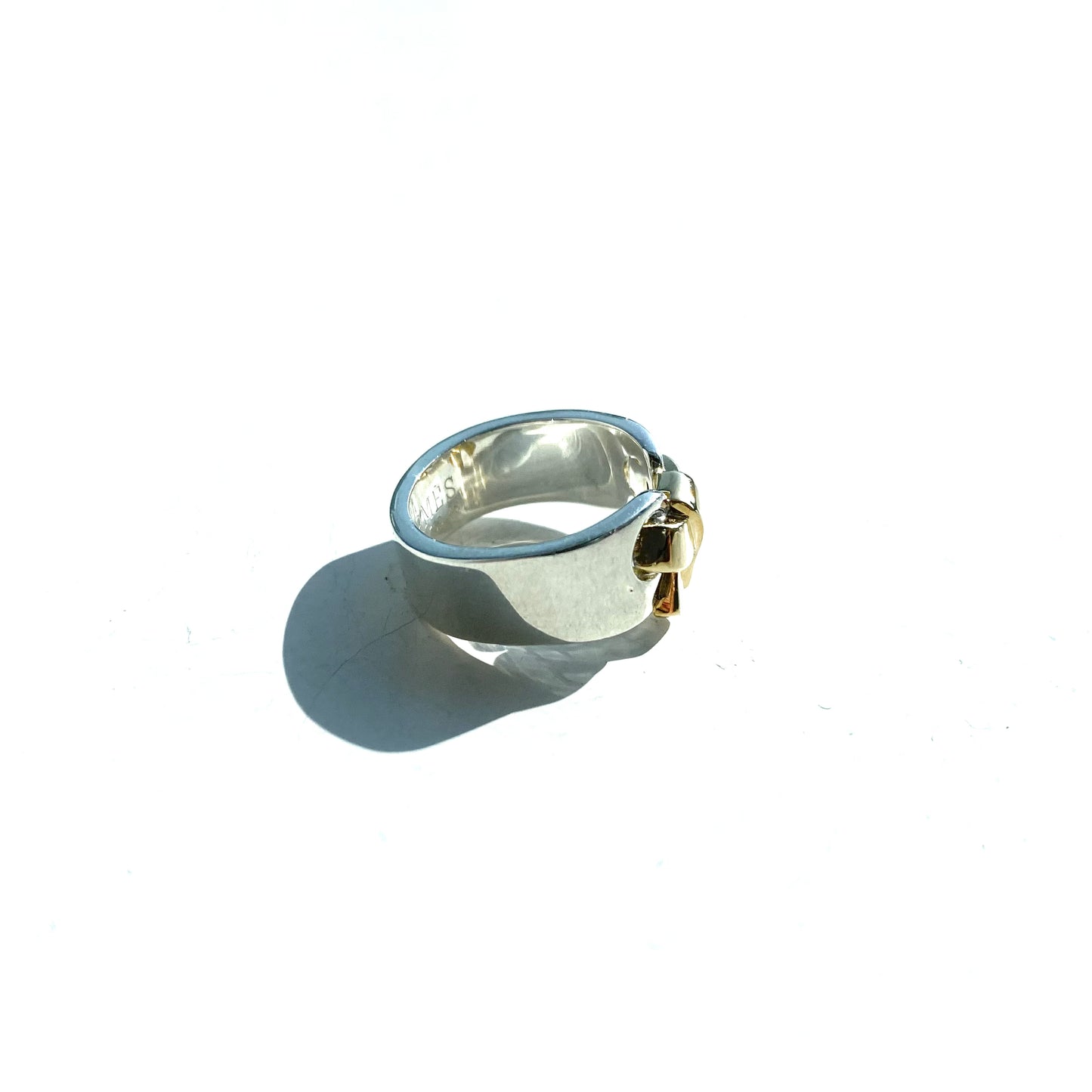 Hermès Russet ring vintage SV925 AU750 #8