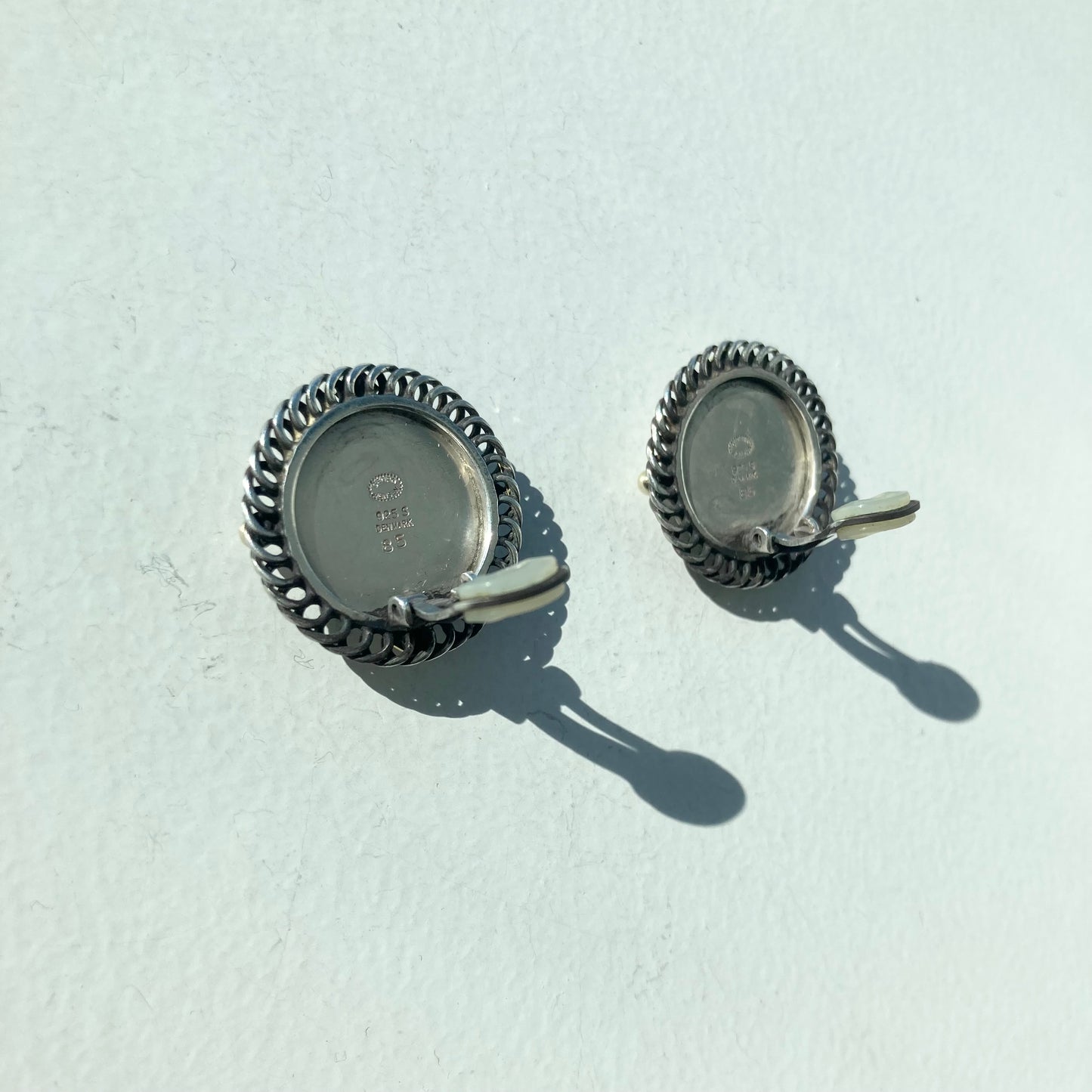 Georg Jensen Earring vintage SV925 AU750