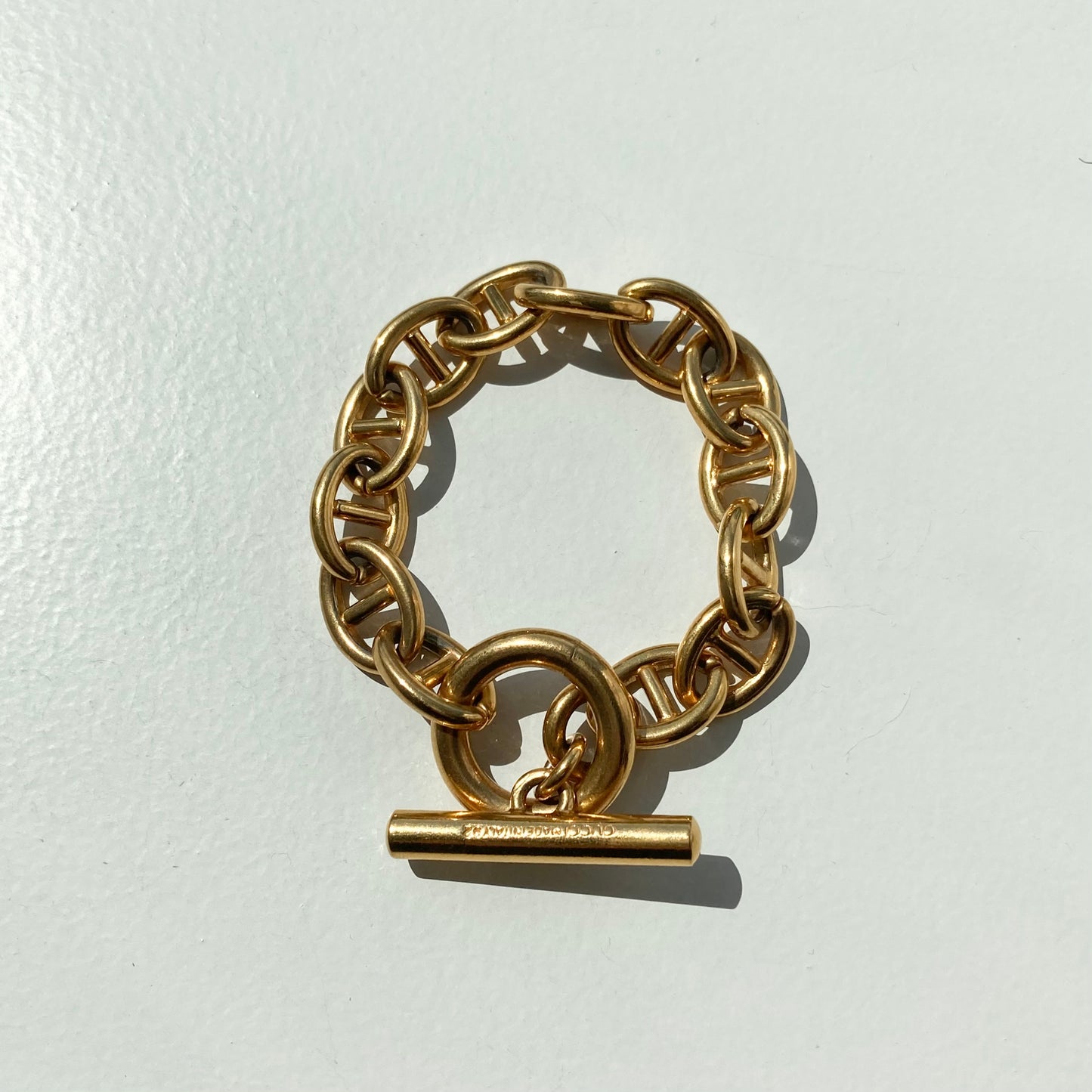 90s GUCCI by TOMFORD Anchor Chain bracelet vintage