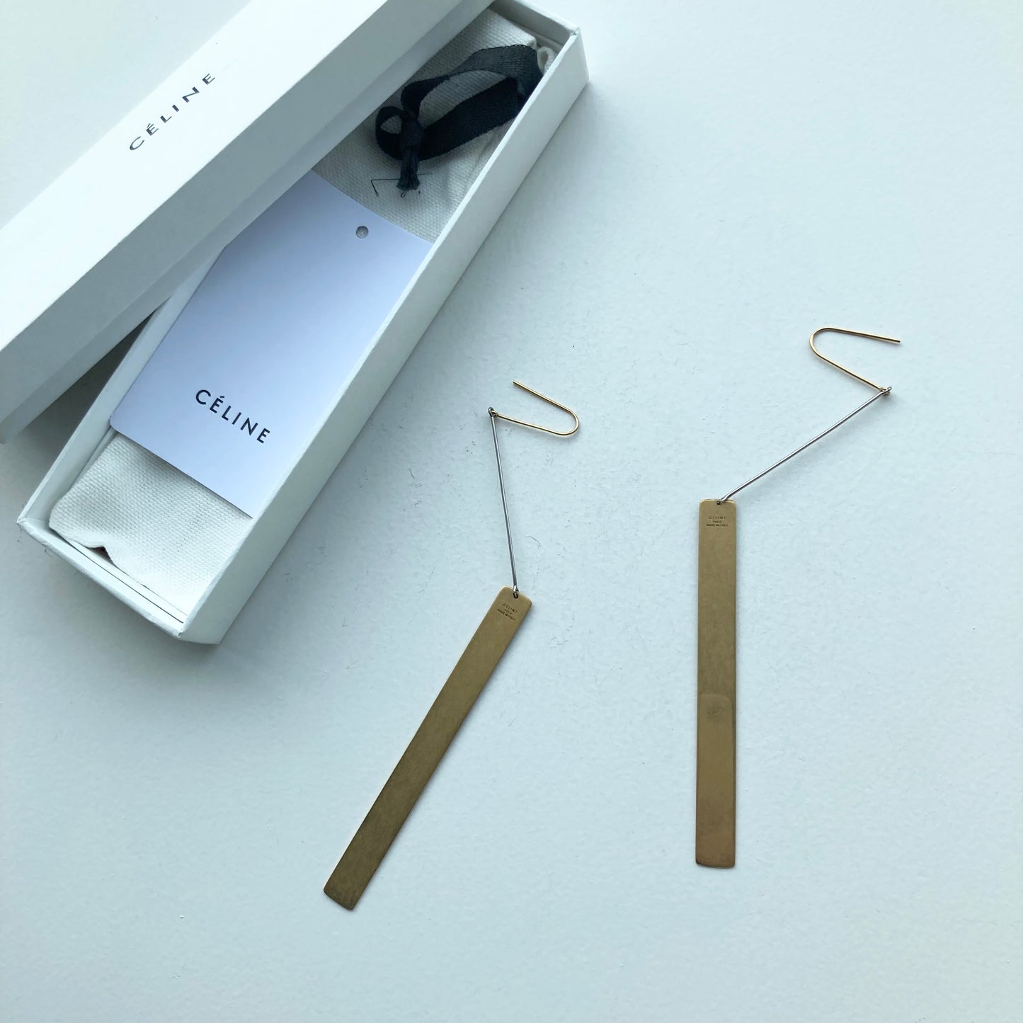 Spring2016 Celine by Phoebe Philo Plate Pierced earring