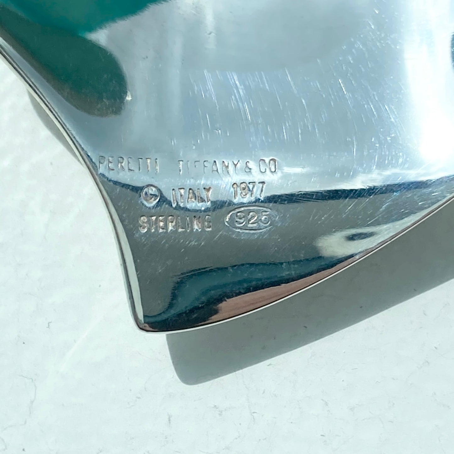 70s TIFFANY&Co. V wing Cuff Bangle vintage SV925 1977年