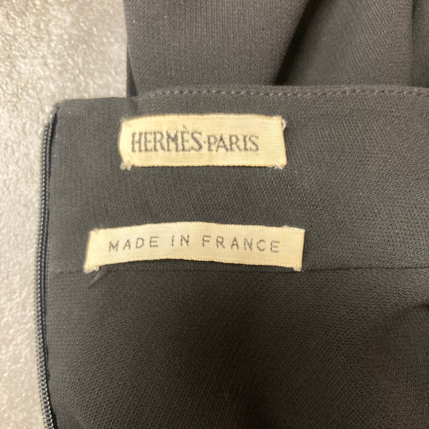 Fall2000 Hermès by Martin Margiela High neck silk sleeveless dress