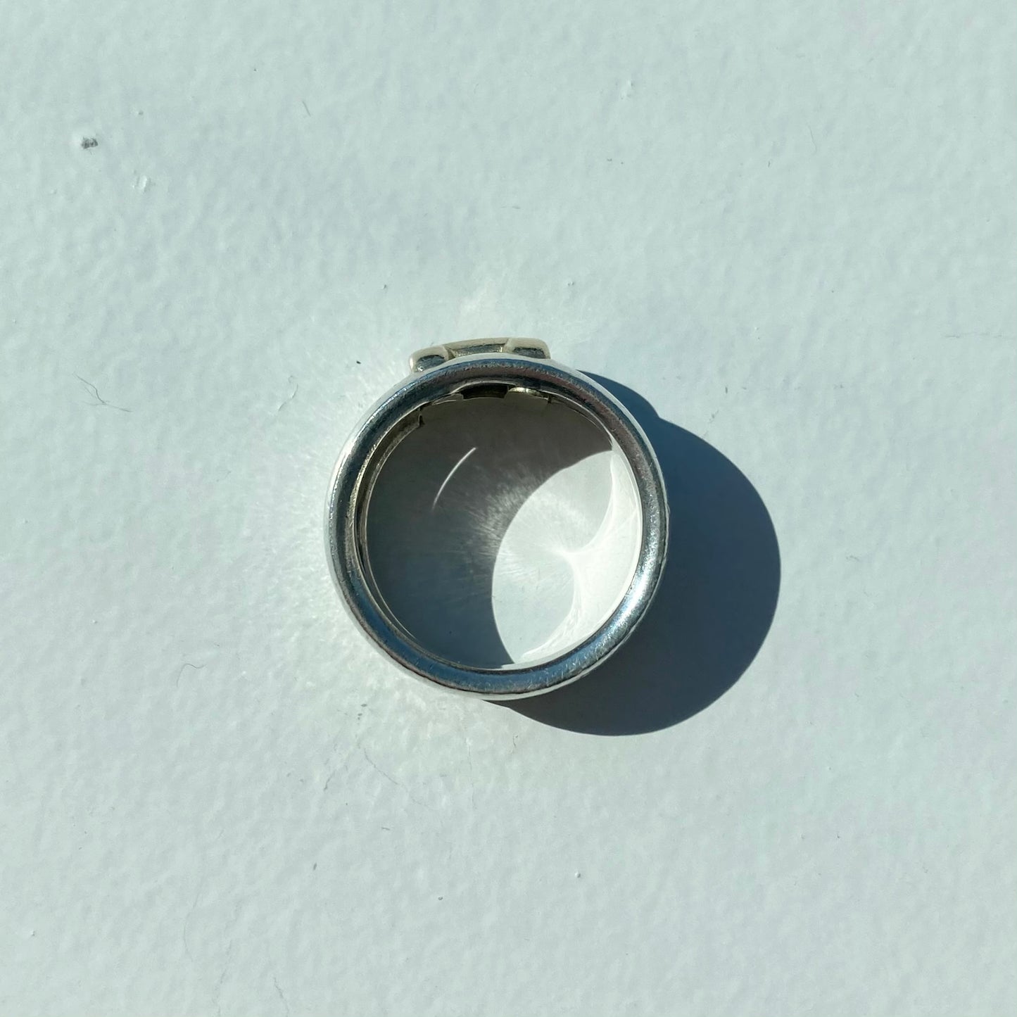 Early2000 Hermès Olympe ring vintage SV925 AU750