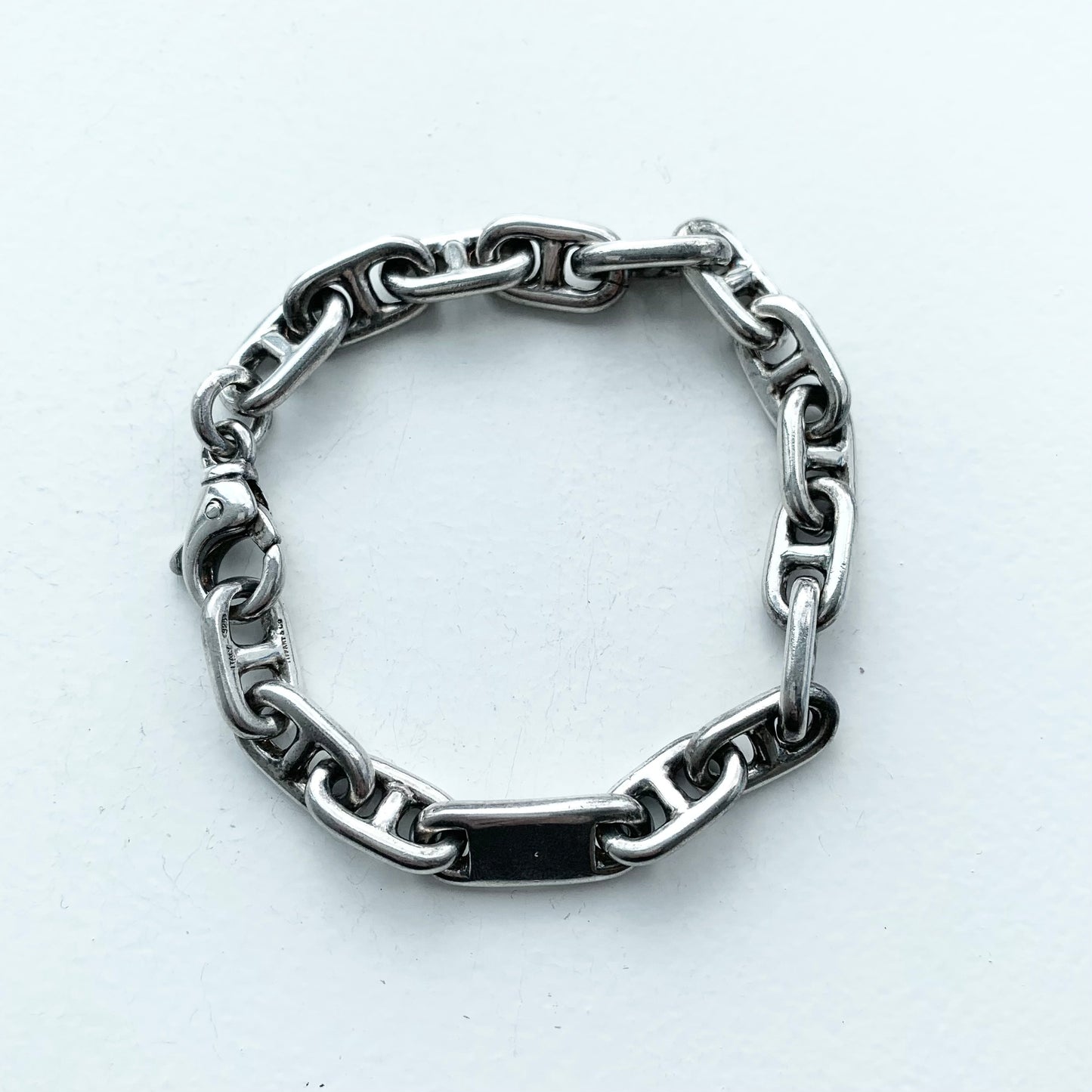 TIFFANY&Co. Anchor Chain Bracelet vintage SV925