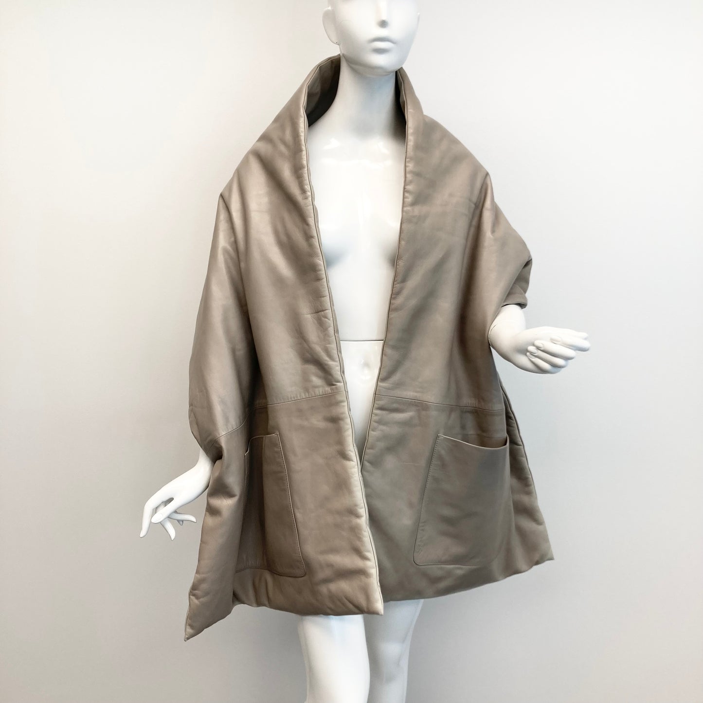 Fall1999 Hermès by Martin Margiela Leather stole with pocket