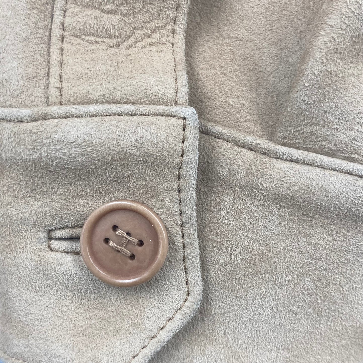 Spring1999 Hermès by Martin Margiela Leather Vareuse shirt
