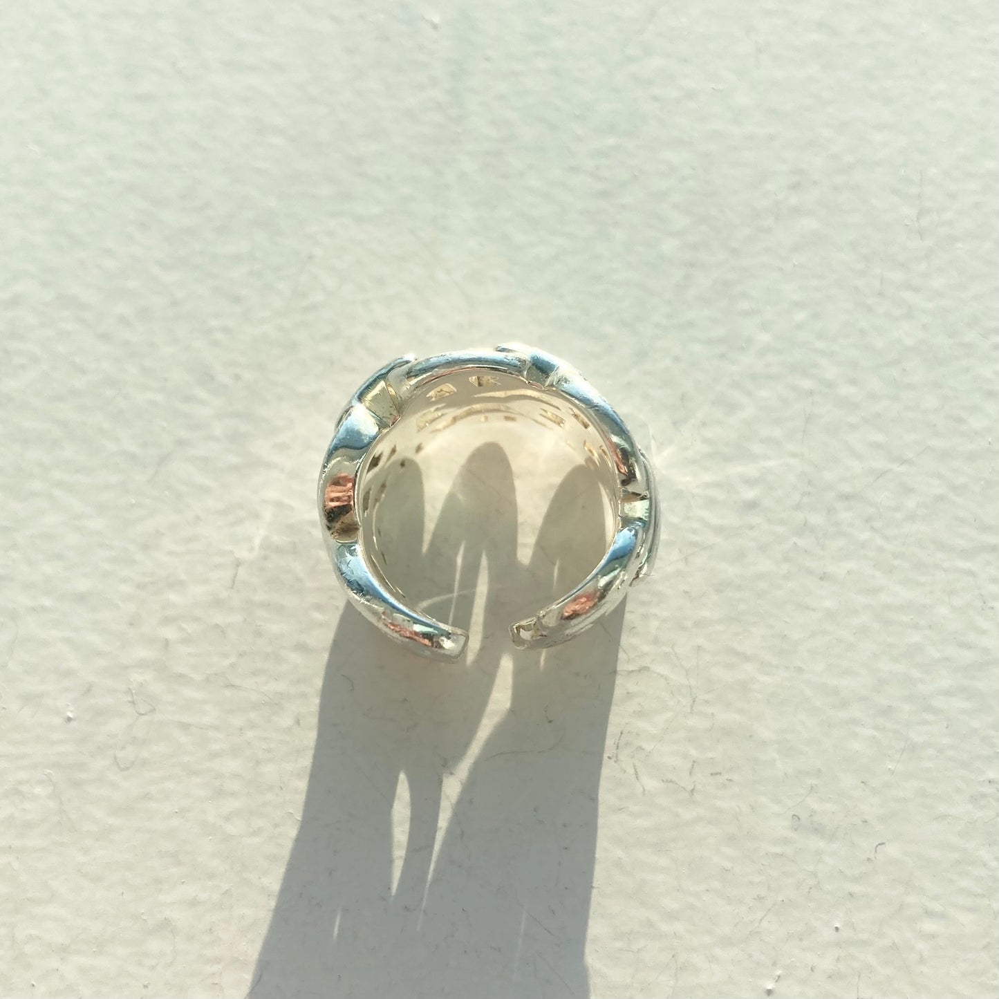 Hermès Enchainee ring GM SV925 vintage