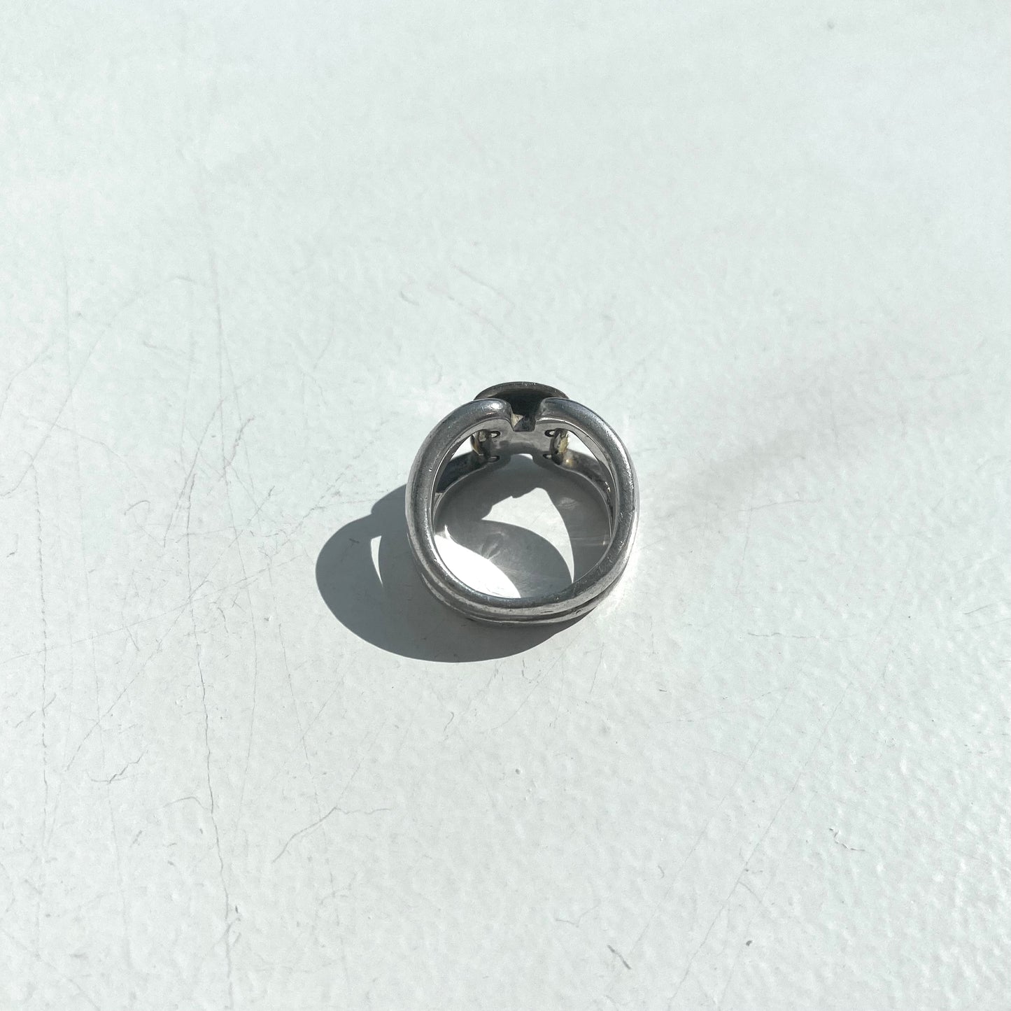 Hermès History Ring vintage SV925 AU750 #10