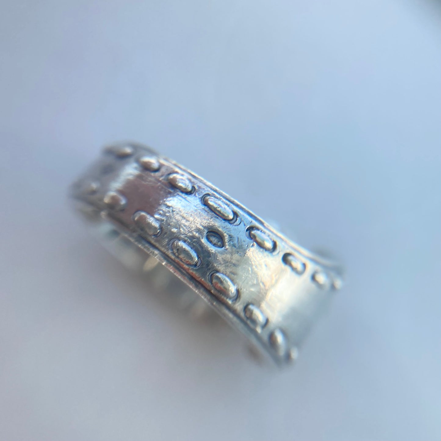 80s Hermès Mexico ring vintage SV925 AU750