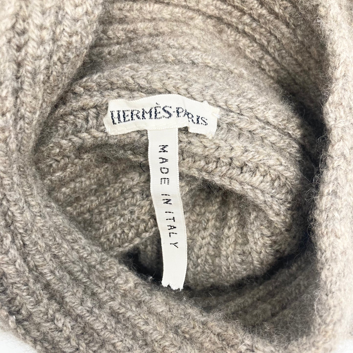 Fall2003 Hermès by Martin Margiela High neck knit
